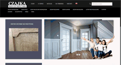 Desktop Screenshot of czajkadrzwi.pl